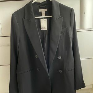 H&M Oversized Black Blazer
